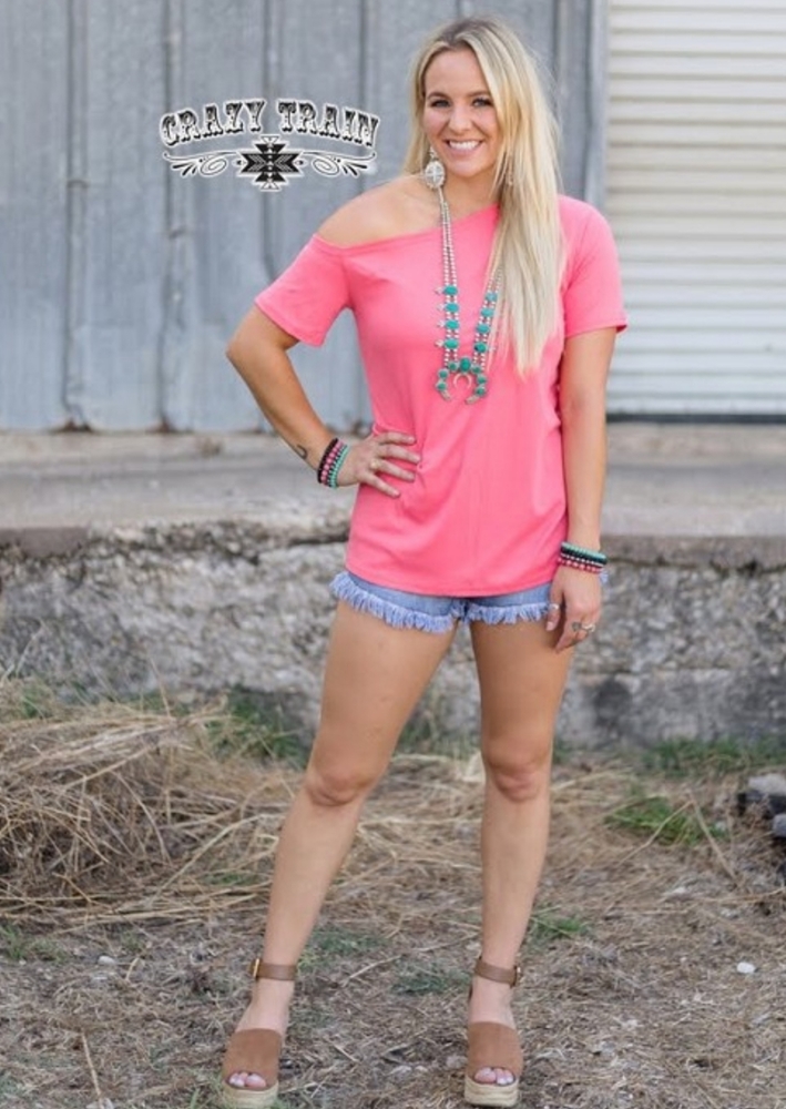🌵CORAL TILT A WHIRL SHIRT